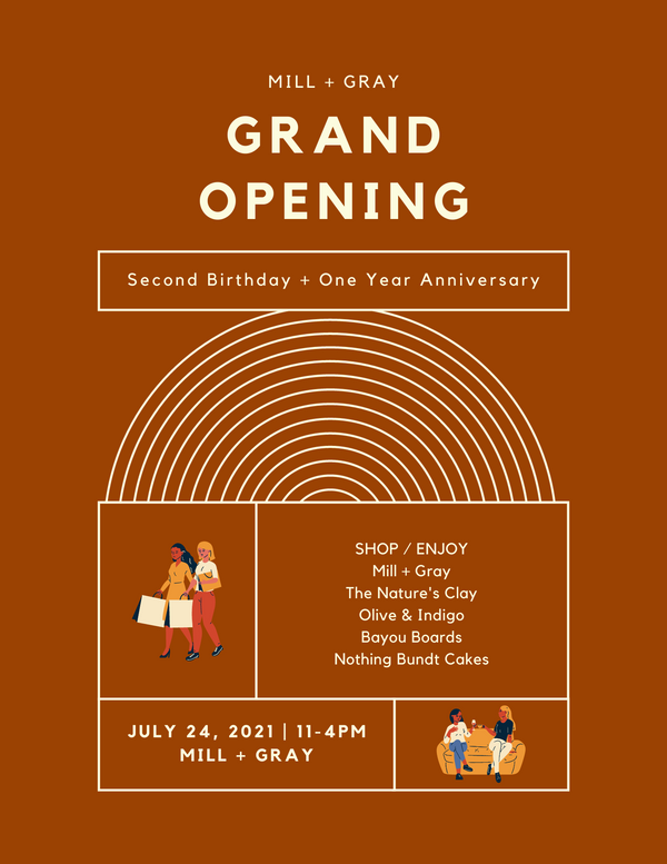 Grand Opening Event + Birthday + Storefront Anniversary Celebration
