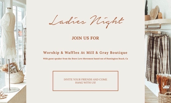 Ladies Night: Worship + Waffles