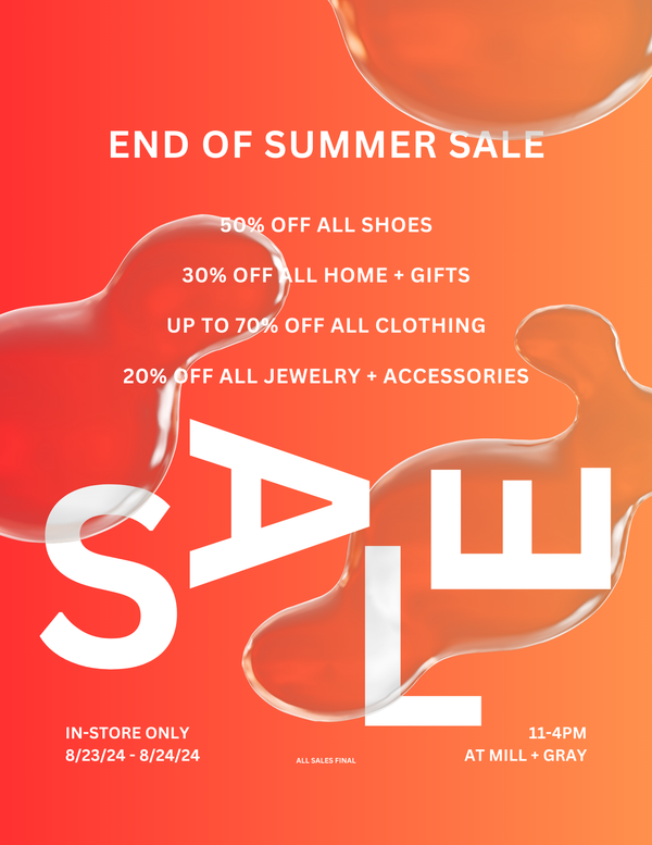 The End of Summer Sale