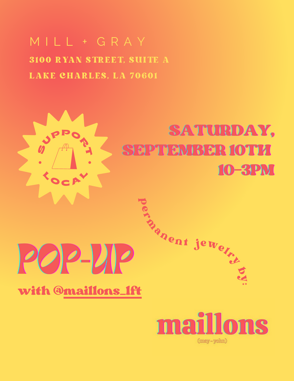 Pop-Up with Maillons Permanent Jewelry