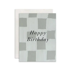 The Checkered Birthday Card